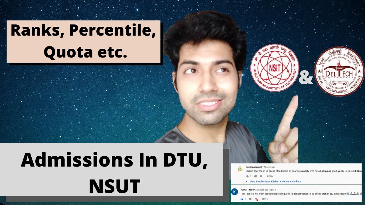 DTU/NSUT Seats |Admissions through JAC Counselling 2020 | JEE Mains-2020 Results| 