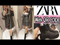 ZARA  NEW COLLECTION I BOOTS AND TRENCH COATS WITH QR CODES