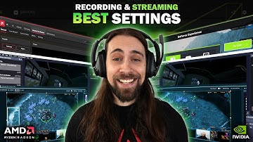 BEST Settings for Recording & Streaming!! NVIDIA APP, AMD Adrenalin, OBS & Streamlabs!
