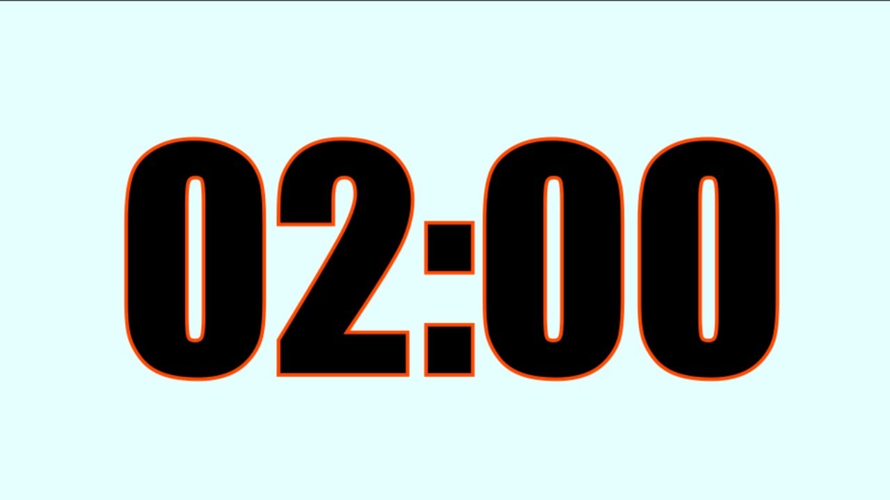 2 minute timer | 2 Minute countdown timer - YouTube