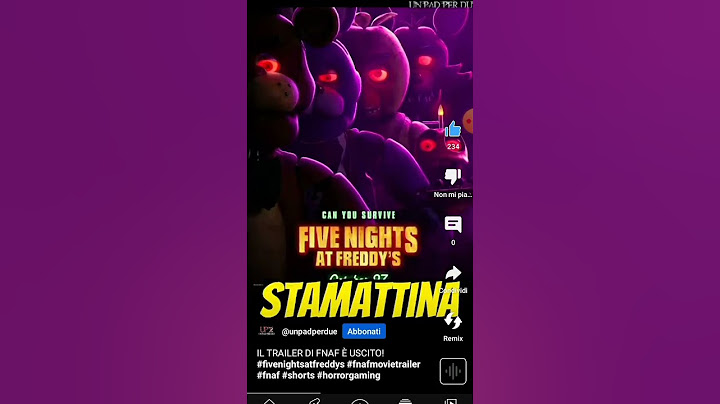 vi dimostro che e vero il film di Five Nights at Freddy's