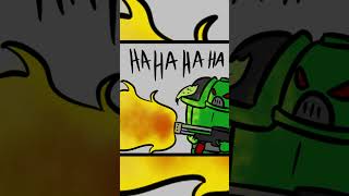Salamander BBQ | Warhammer 40k Comic Dub #shorts #warhammermemes #comics
