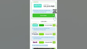 Send money - From Germany to Pakistan 2022 #shorts