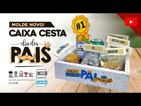 Caixa Cesta - Como Montar (Especial Dia dos Pais)
