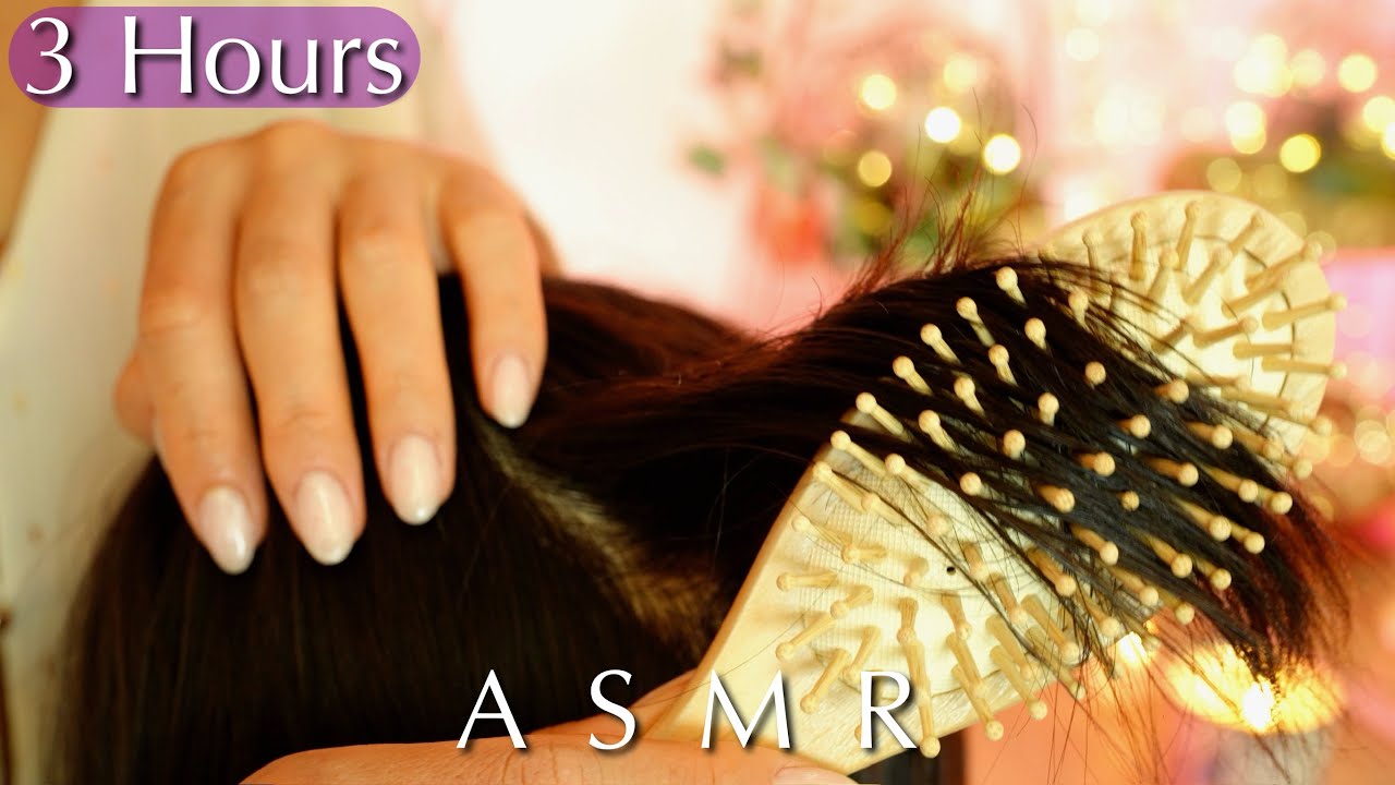 💜ASMR Hair Brushing💜Fall Asleep with This Gentle Hair Brushing😇💤 No Talking