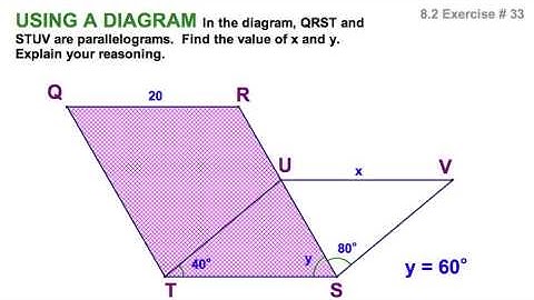 8.2 Using Properties of Parallelograms