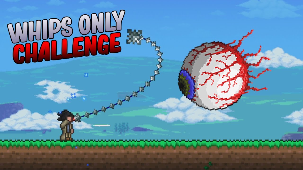 Can you beat terraria 1 4 4 using whips only youtube