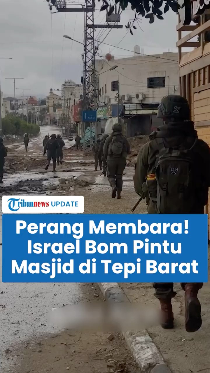 Serangan Brutal Israel, Hancurkan Pintu Masjid hingga Menahan 30 Warga Palestina di Tepi Barat