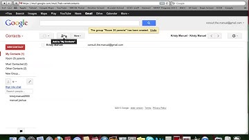 Gmail Distribution List Tutorial