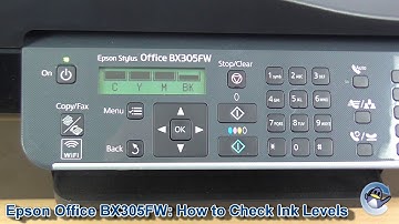 Epson Stylus Office BX305FW: How to Check Estimated Ink Levels