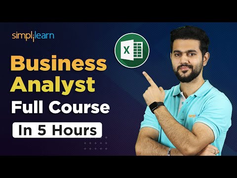 EXCEL For Business Analysis Full Course | Business Analysis Course | Excel Full Course | Simplilearn