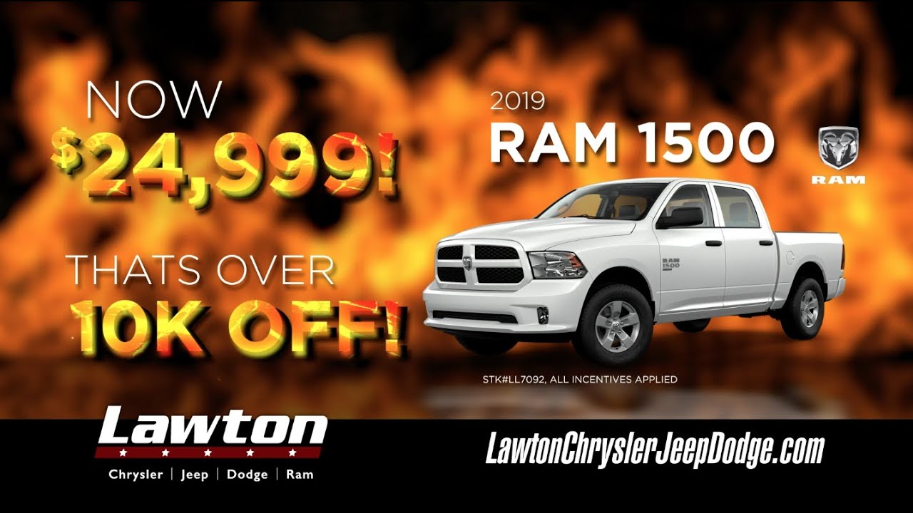 Lawton Chrysler Jeep Dodge RAM | 2019 RAM 1500 - YouTube