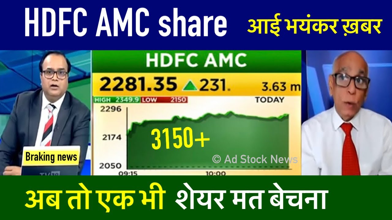HDFC AMC Share Latest News Today | HDFC AMC Share Target Analysis ...