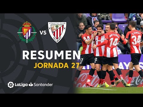 Resumen de Real Valladolid vs Athletic Club (1-4)
