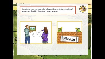 Y5 English 12/1/21 – Commas to clarify meaning