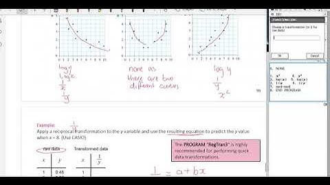 UNIT 3 FURTHER MATHS - data transformations lesson 2