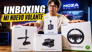 UNBOXING a mi nueva MOZA R9 V3 + ESX + Shifter... Sale mal