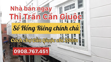🔵 Bán nhà Cần giuộc Giá rẻ cách chợ Cần Giuộc 200m, sổ Hồng riêng 1 tỷ nhận nhà - #NH062101