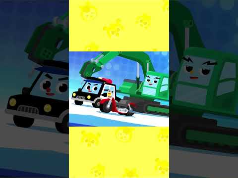 Rap Battle! Cars in the City🎤 | Vehicle | Nursery rhymes & Kids Song | #Cheetahboo #shorts