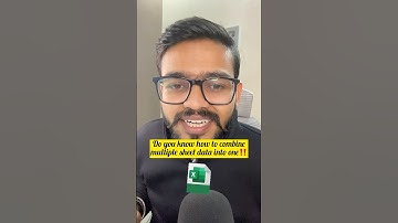 How to combine multiple data in Excel | Excel Amazing Trick #excel #exceltips #shorts