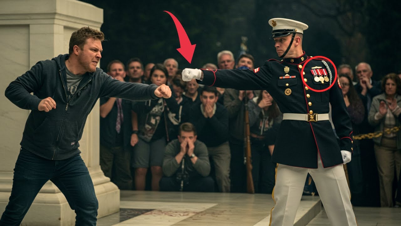 Bully Punches a Tomb Guard—Seconds Later, His Teeth Go Flying! - YouTube