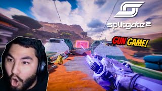 I Tried Gun Game in Splitgate 2 For The First Time.. (IM GOATED)