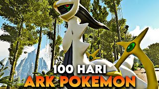 100 Hari Di ARK Survival Evolved Pokemon [FULL MOVIE]