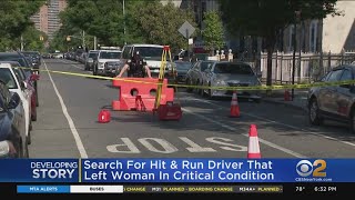 Police search continues for hit-and-run driver that left woman in critical condition
