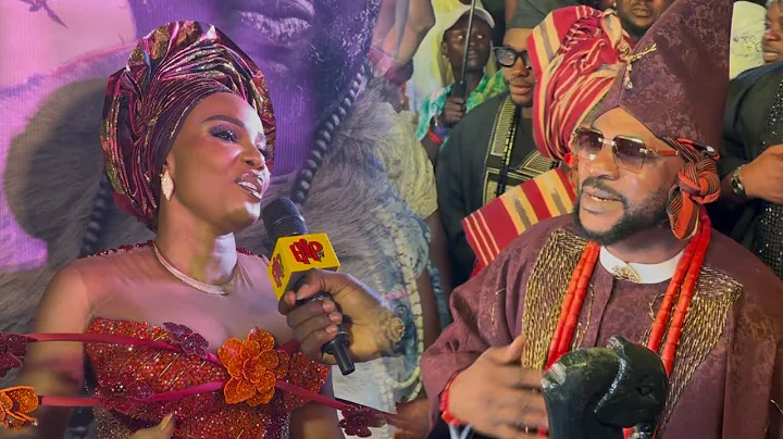 HEAR WHAT QUEEN MOTHER SAID ABOUT ODUNLADE ADEKOLA AT THE MOVIE PREMIERE OF WARLORD OLORI OGUN 