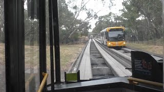 A complete ride on Adelaide's O-Bahn Busway: Tea Tree Plaza - City via O-Bahn Tunnel