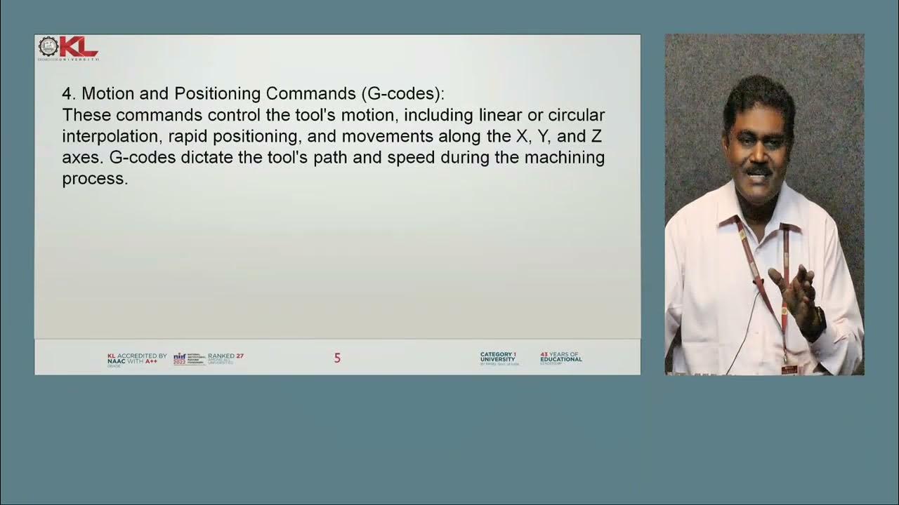 Basic Structure of CNC part program - YouTube