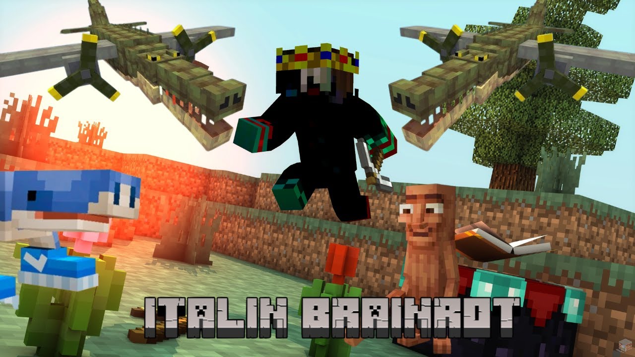 MINECRAFT ITALIAN BRAINROT MOD - YouTube