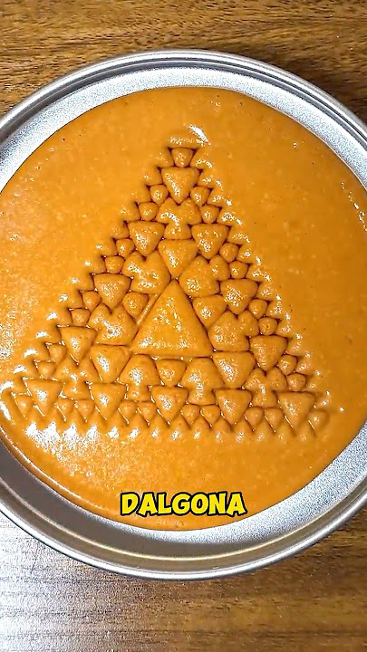 Dalgona candy, like in the second season of Squid Game