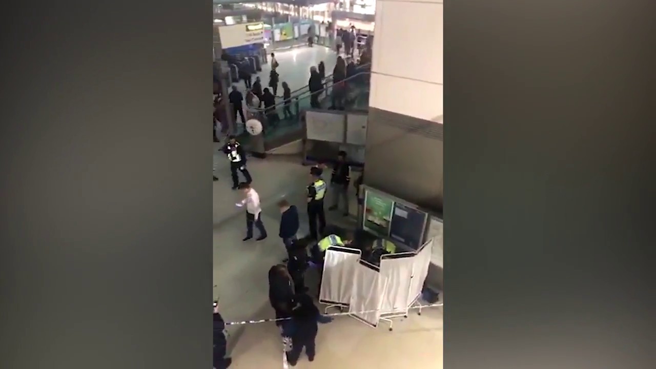 Police cordon off area after alleged acid attack in London - YouTube