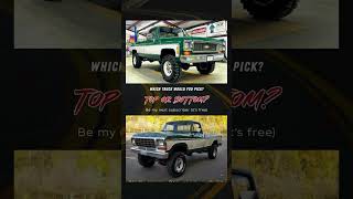 Tap for Details - Square-Body Chevy vs ’78 Dentside Ford