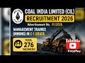Coal India MT Recruitment 2026 | 276 Mining Posts #shorts #viral #education #reels #youtubeshorts