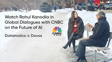 Rahul Kanodia in the Global Dialogues from Davos 2025 on CNBC TV 18