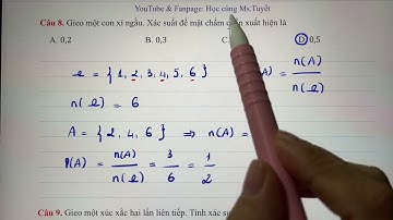 Toán 10. CĐ5. T2.2. Không gian mẫu - biến cố - xác suất của biến cố - XÚC XẮC