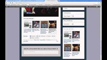 Wordpress Intro Video 08 - What are widgets?