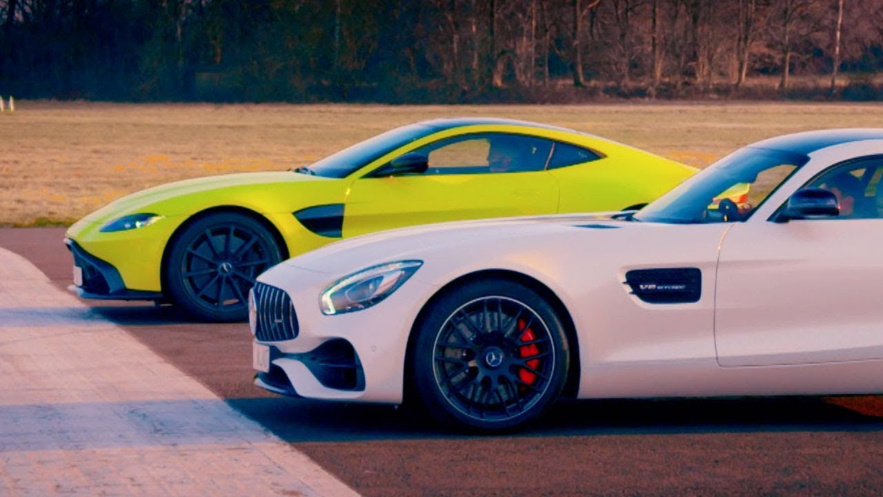 Aston Martin V8 Vantage vs Merc-AMG GT S | Top Gear: Series 26