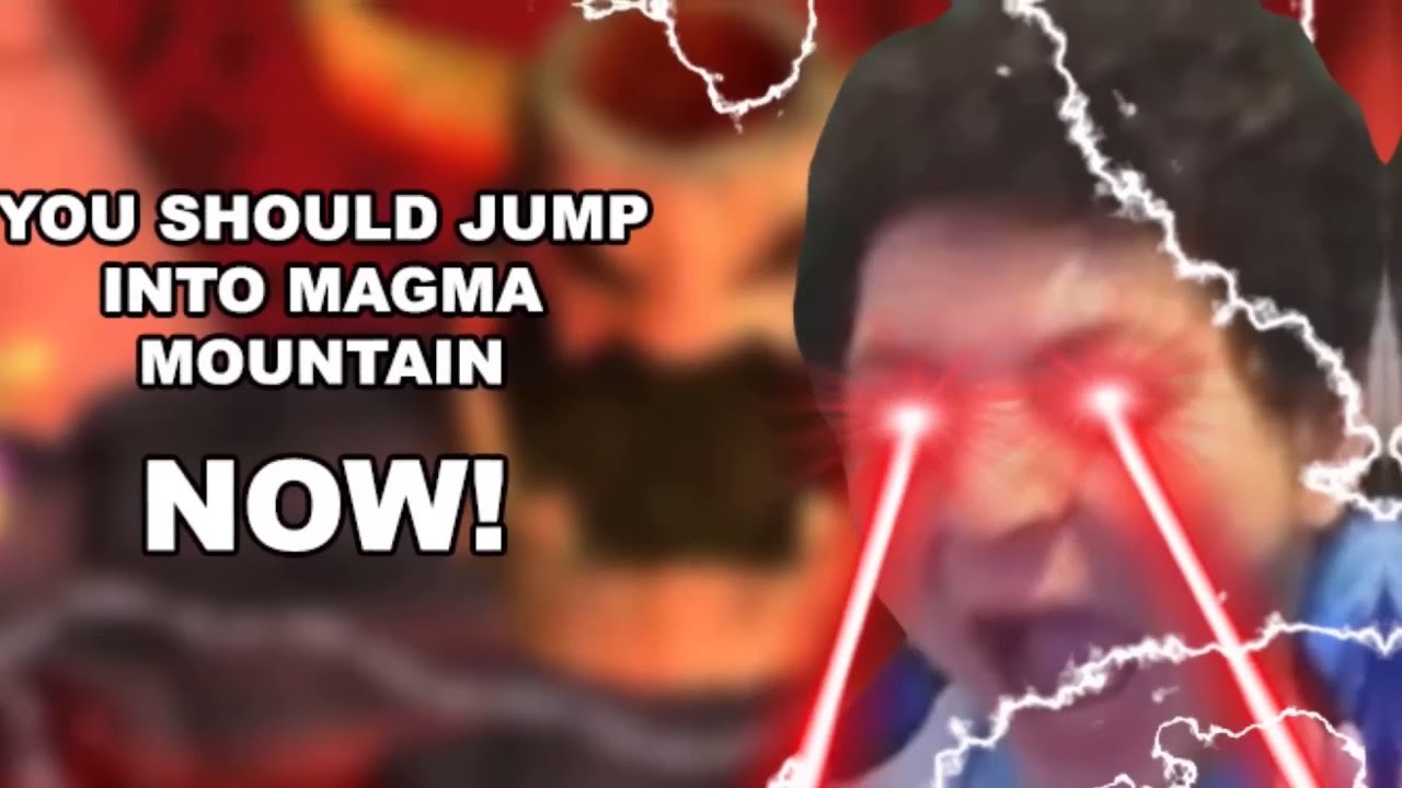 You Should Jump Into a Magma Mountain NOW !!! YouTube