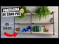 Como Fazer Prateleira Suspensa de Cano PVC