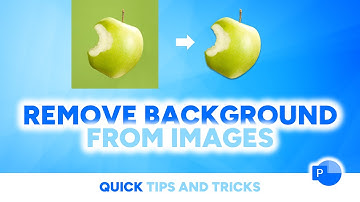 PowerPoint TIPS AND TRICKS - Remove background from an image