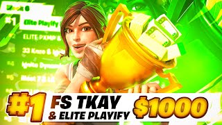 1ST In DUO CASH CUP 🏆 w/ Playify ($1,000)