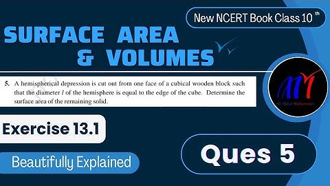 Chapter 13 ( Ques 5 ) Surface Areas & Volumes Exercise 13.1 Class 10 Maths | NCERT Maths