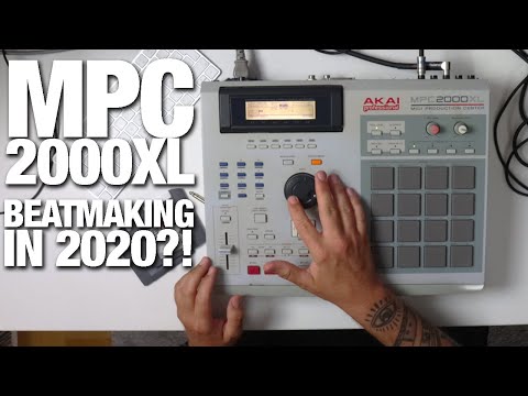 Making a beat on the MPC 2000XL!!!