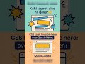 overflow: hidden ka asli kaam 💻🔥 | CSS Tips #shorts