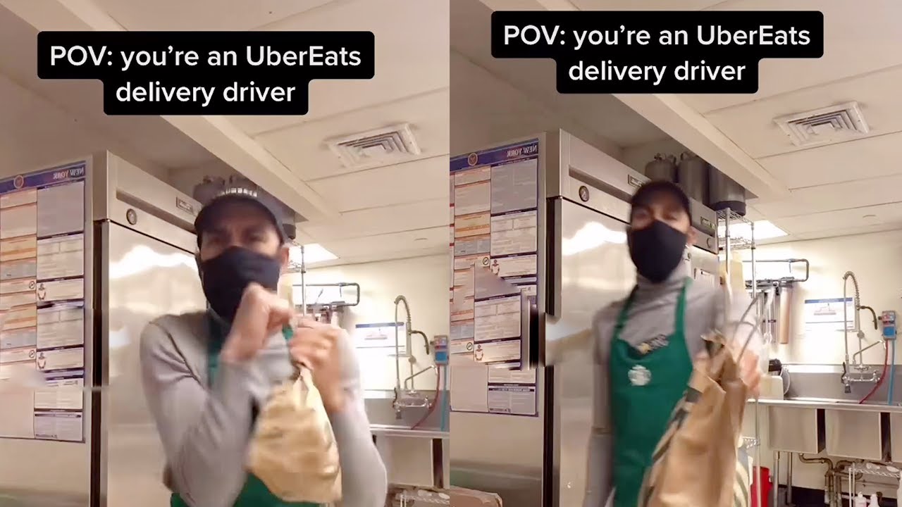 'Aggressive' UberEats Delivery Drivers Be Like || WooGlobe Funnies