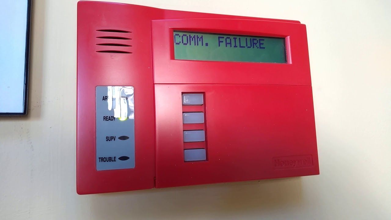 Alarm 6 Communication Failure no beeping YouTube