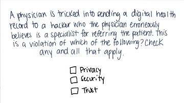 P/S/T Quiz 3 - Georgia Tech - Health Informatics in the Cloud